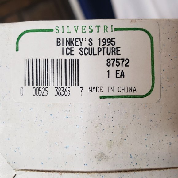 Silvestri Dean Griff Binkeys Ice Sculpture 1995 Signed Vintage Figure Sealed - Picture 8 of 8